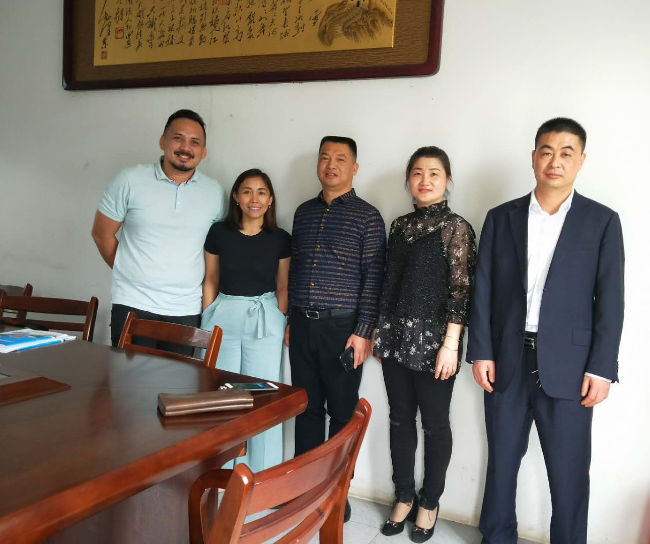 菲利賓客戶來我司考察